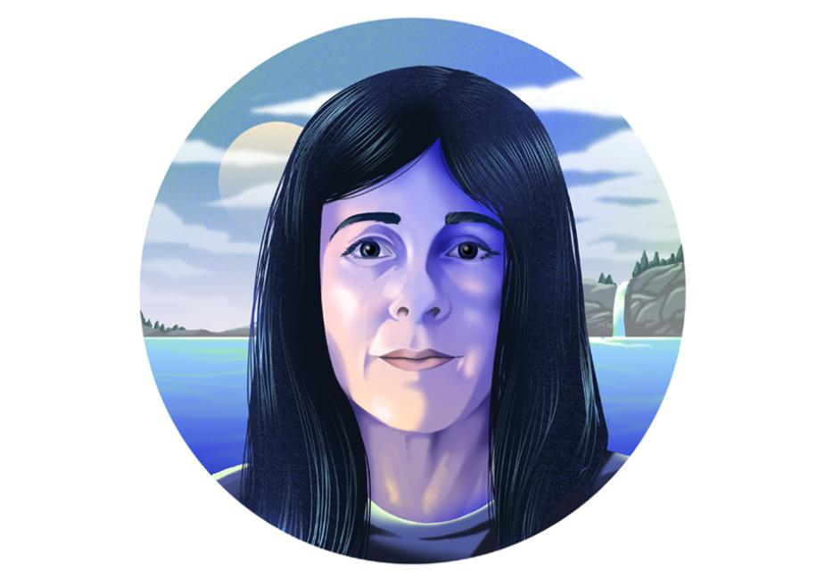 Illustrated portrait of Carleigh Baker